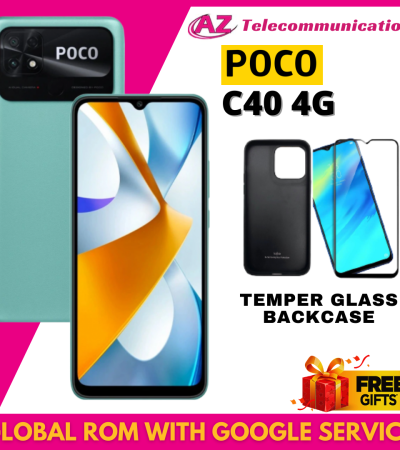 POCO C40 4/64GB 4G |全球RAM，带谷歌支持的应用程序|双SIM |保修|快速发货