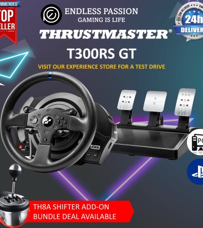 Thrustmaster T300 RS GT-Gran Turismo版赛车车轮（PS5、PS4、PC）