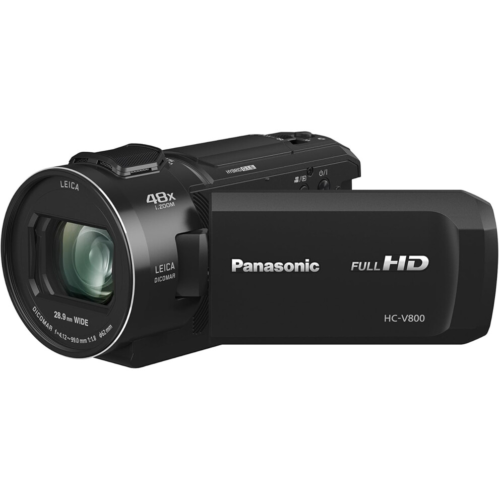 Panasonic HC-V800EB-K Full-HD Premium Handheld Camcorder 